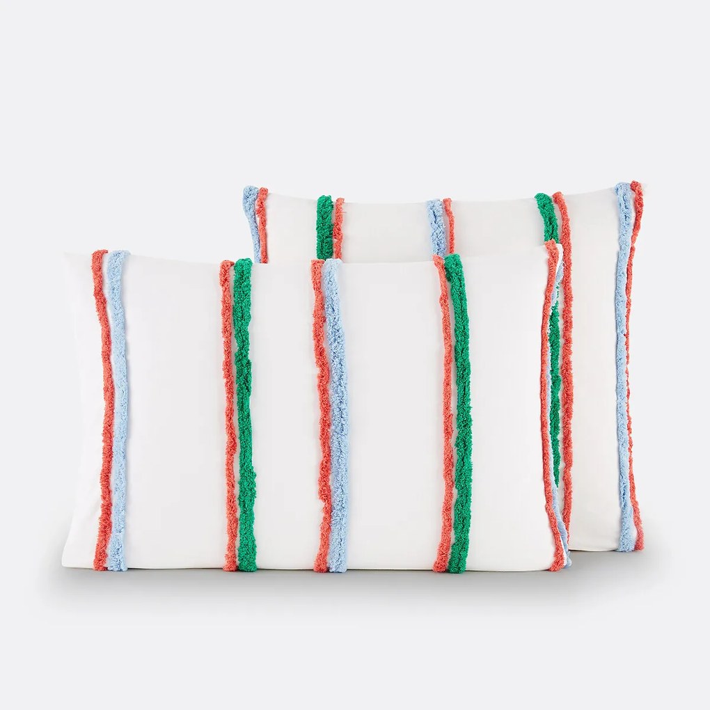 Kussensloop in getuft katoen, Neil