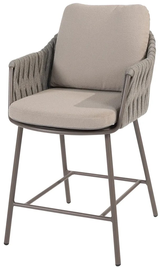Taste by 4 Seasons Cannes high dining chair terre SALE Tuinstoel bruin weerbestendig