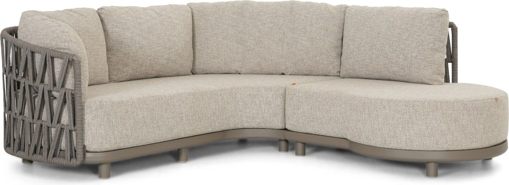 Loungeset tuin 5 personen Rope Taupe  Santika Furniture Santika