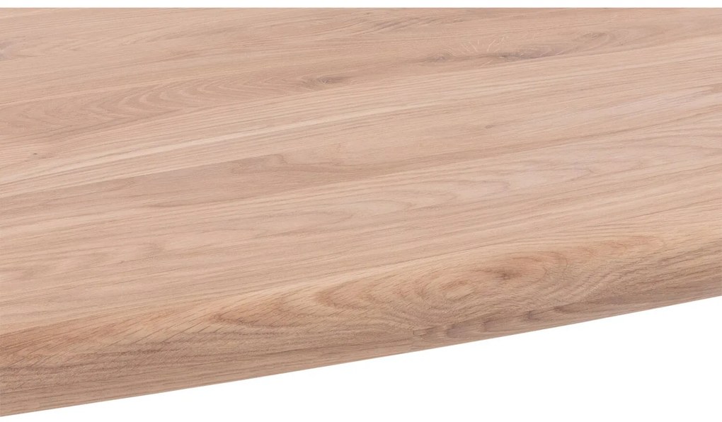 Goossens Eettafel Bjarte, Semi ovaal 200 x 90 cm