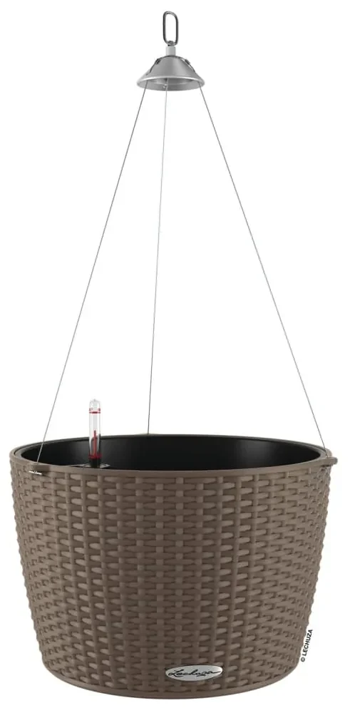 LECHUZA Plantenbak NIDO Cottage 35 ALL-IN-ONE zandbruin