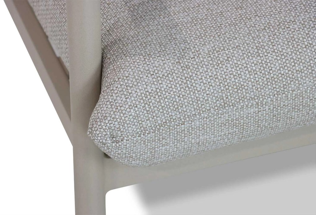 Tuinstoel Aluminium/teak Grijs-antraciet Coco Sevilla