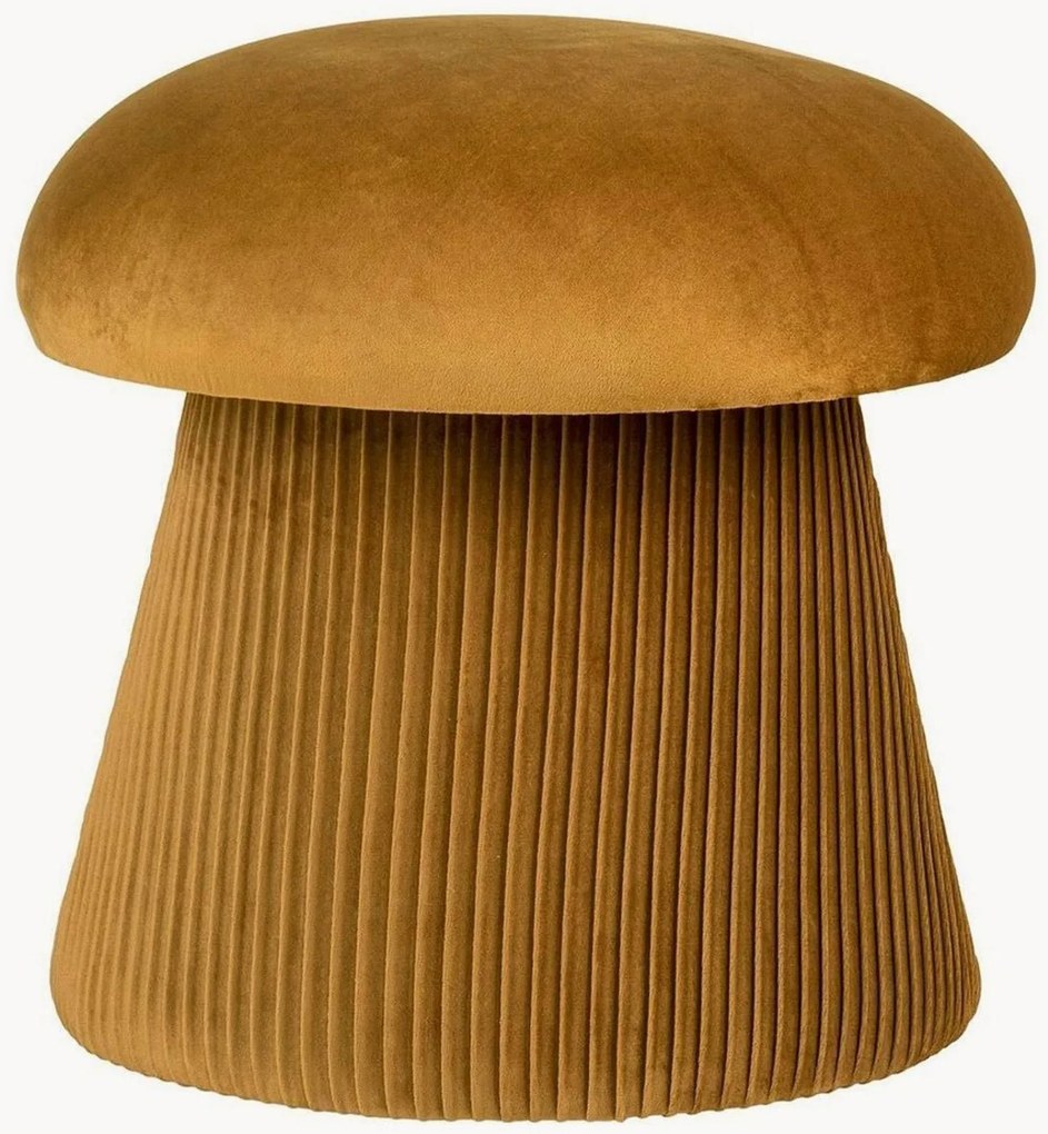 Fluwelen/ribfluwelen poef Hampton