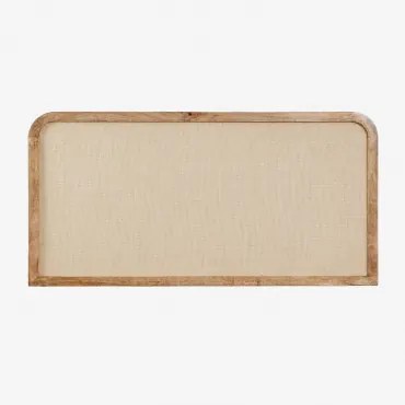 Abrams Hoofdeinde Van Mangohout, Mdf En Jute Mangohout & 180 Cm - Sklum