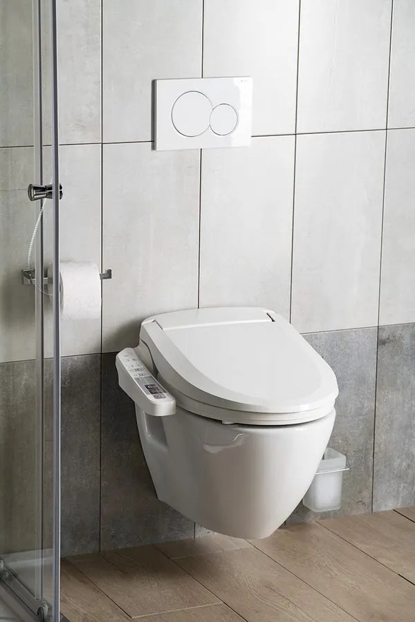 Aqualine Blooming Eko elektronische bidet toiletzitting wit