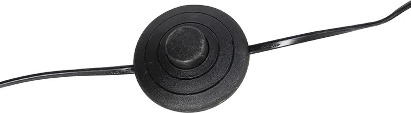 Vloerlamp met linnen kap bruin 45 cm - Classico