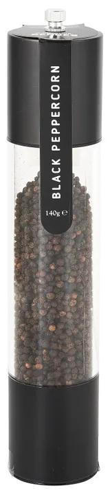 Pepermolen - mat zwart - 30 cm