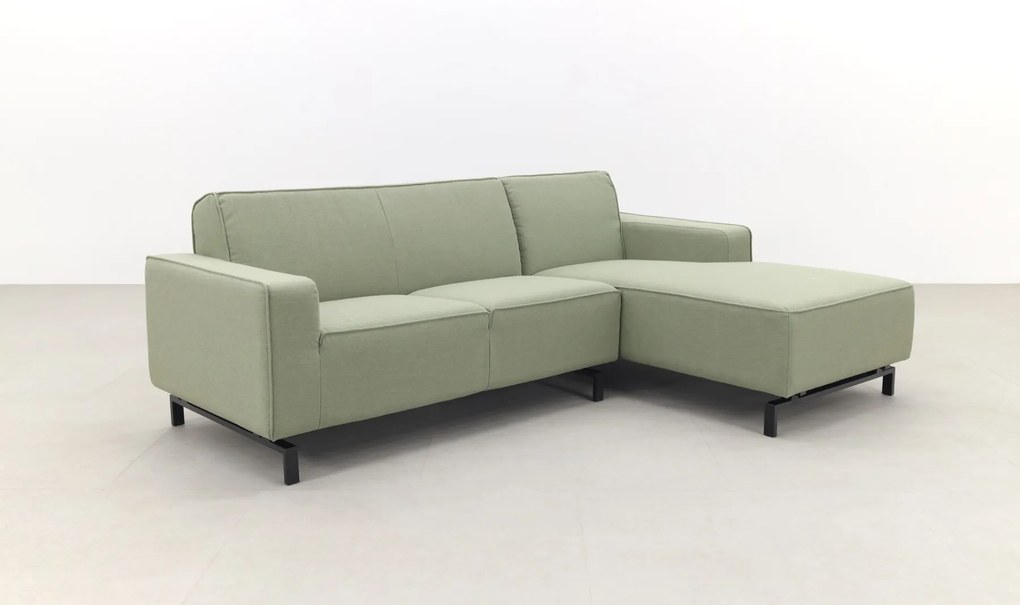 Boavista Sunbrella loungebank chaise longue - Heritage leaf - 2-delig - links