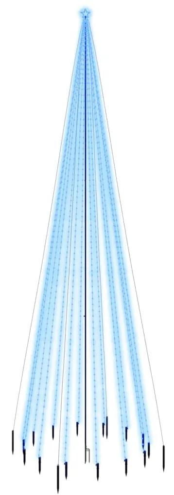 vidaXL Kerstboom met grondpin 1134 LED's blauw 800 cm