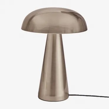 Galina Ijzeren Tafellamp ↑35 Cm Grijs – Staal - Sklum