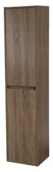 Adema Bella kolomkast 35x35x160cm greeploos 2 deuren hout ACHKHOUT-GL