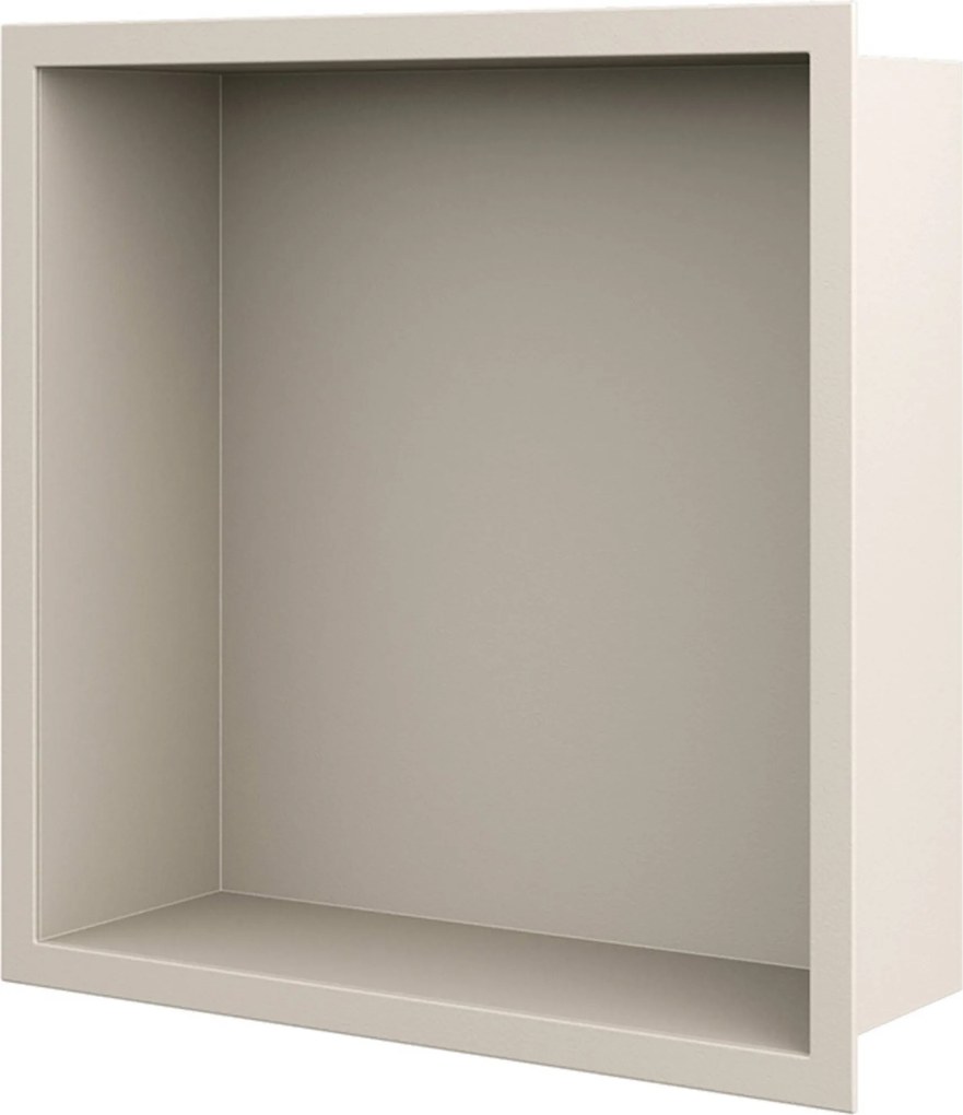Looox Basic BoX inbouwnis 30x30x7cm sand beige matt