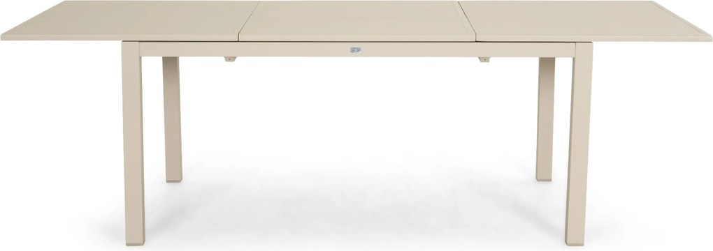 Tuinset 6 personen 160 cm Aluminium Taupe Presto Brentino/Arvento