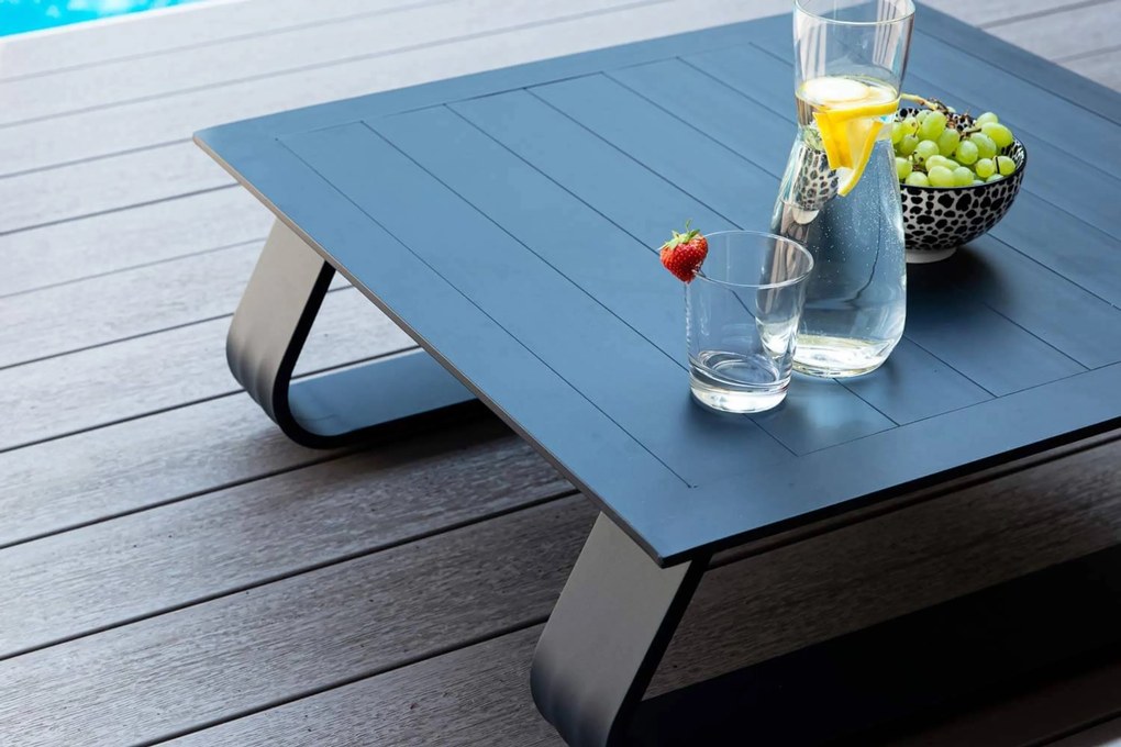 Stoel en Bank Loungeset 4 personen Aluminium Grijs Santika Furniture Santika Sovita
