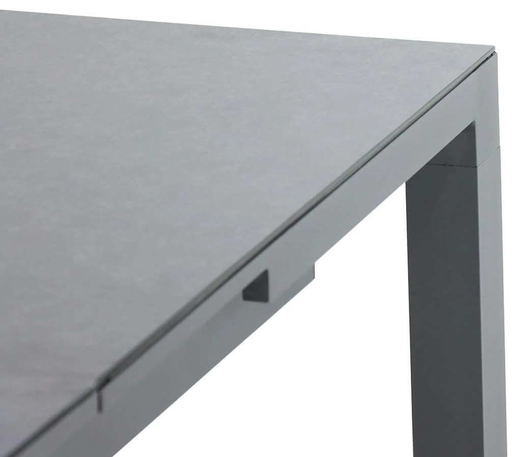 Tuinset 4 personen 180 cm Aluminium/textileen Grijs Osmen Joliet/Alicante