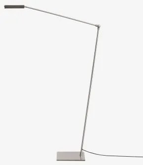 Valtyn Led Vloerlamp Van Metaal Grijs – Chroom - Sklum
