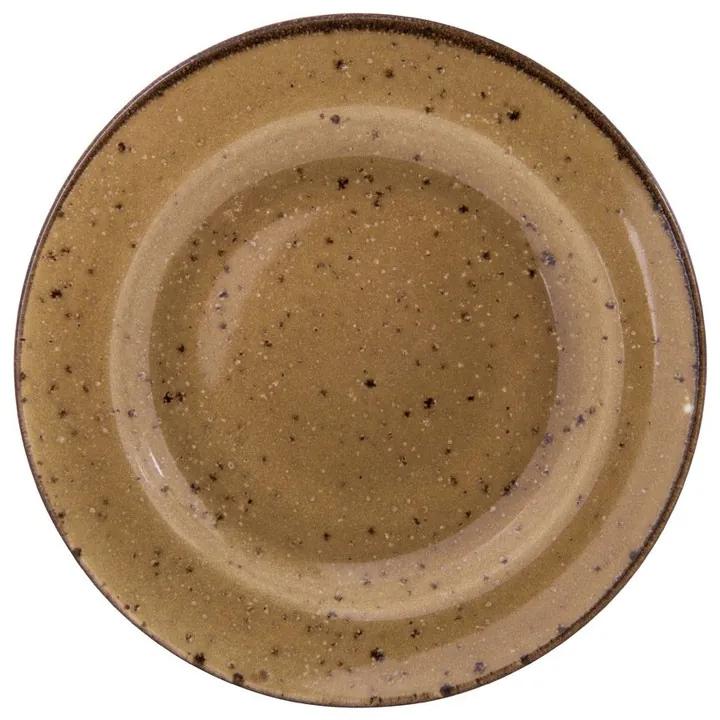 Gebaksbord Emilia - mustard - 16 cm