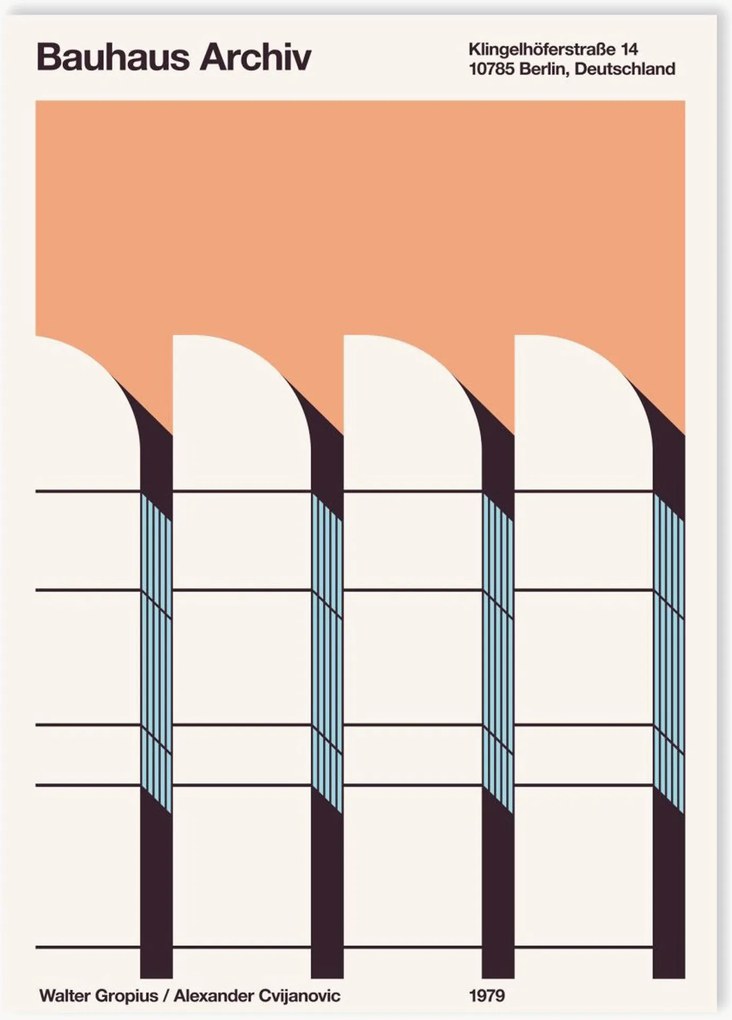 Poster Bauhaus Archiv