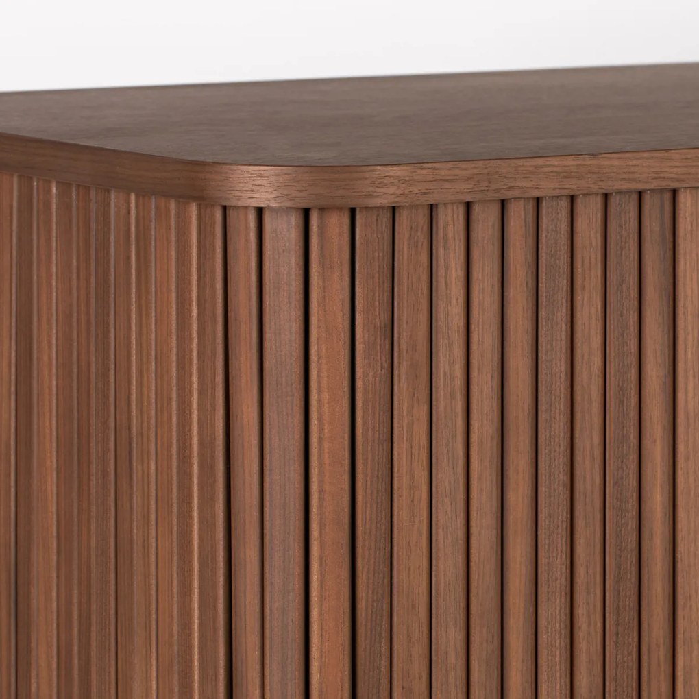 Zuiver Barbier Walnut Design Wandkast Walnoot - 100x45x140cm.