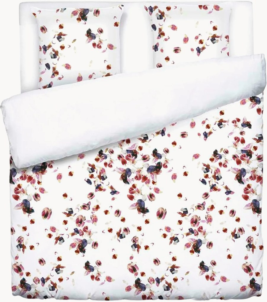 Katoensatijnen dekbedovertrekset Aurore