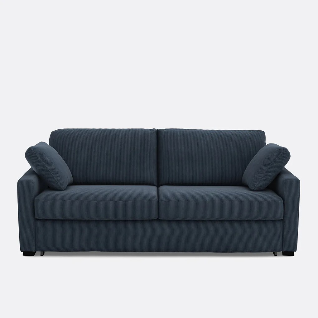 Slaapbank in ribfluweel, Comfort Bultex®, Timor