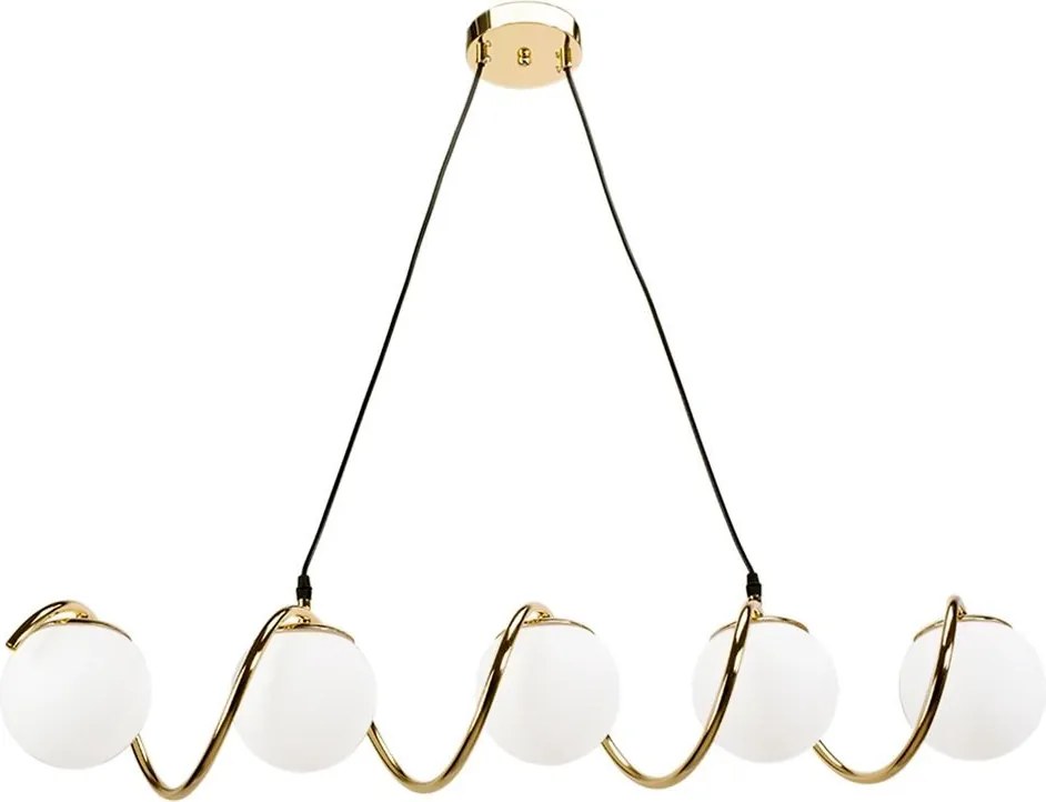Hanglamp APP1780-5CP Gold