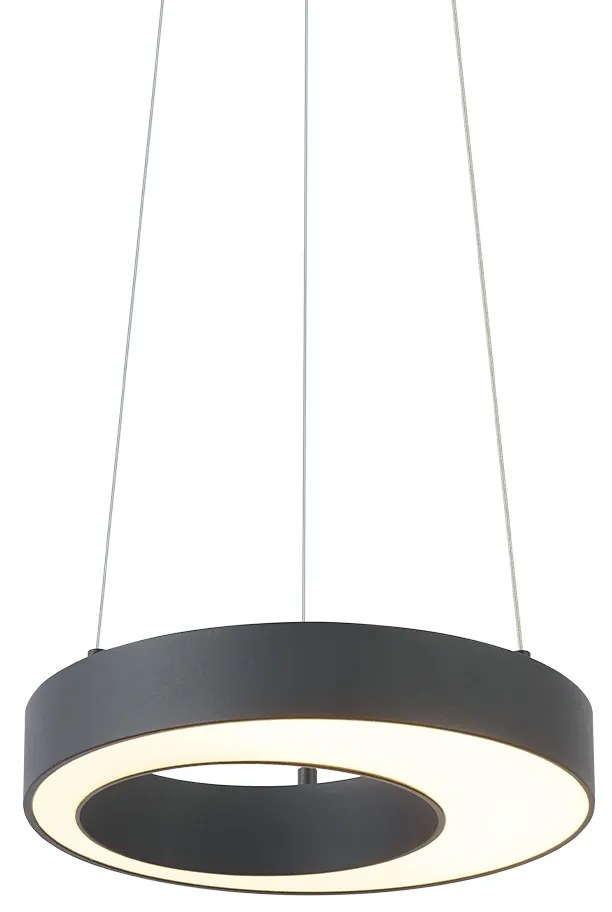 Moderne hanglamp zwart 35cm 3-staps dimbaar - Organici