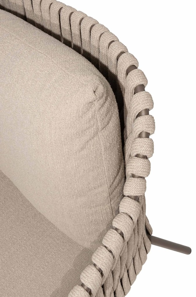 4 Seasons Outdoor Montera loungestoel terre SALE Loungestoel   bruin weerbestendig