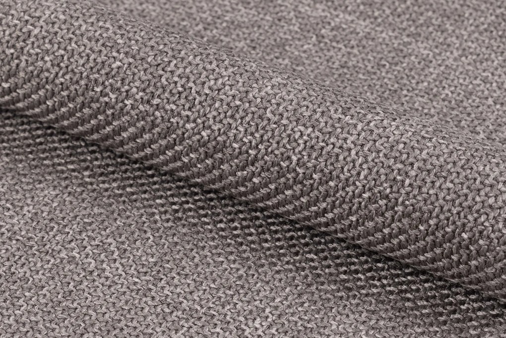 FIORA Lichtgrijs taupe (stof Basel 34) / beige frame - MODERNE GESTOFFEERDE STOEL VOOR WOONKAMER/EETKAMER LOFT