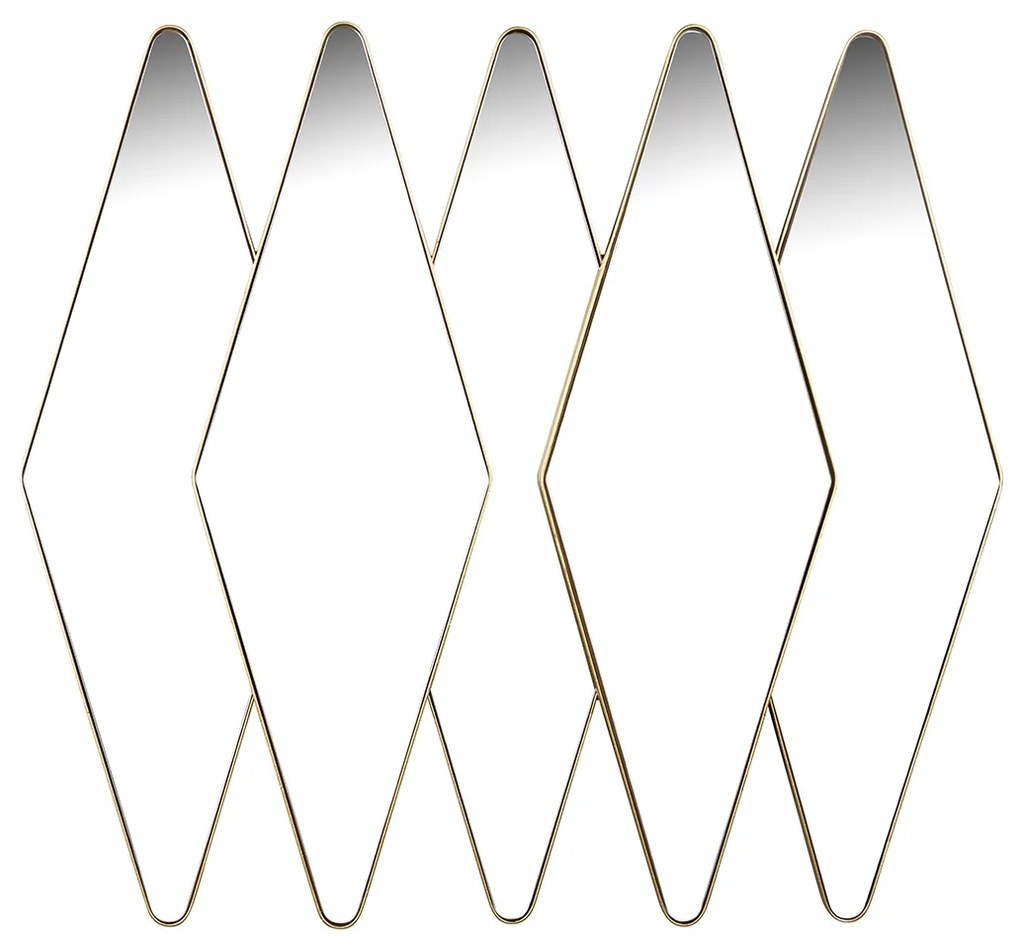 Dutchbone Kyoko Messing Spiegel Ruit Vorm - 77x70cm