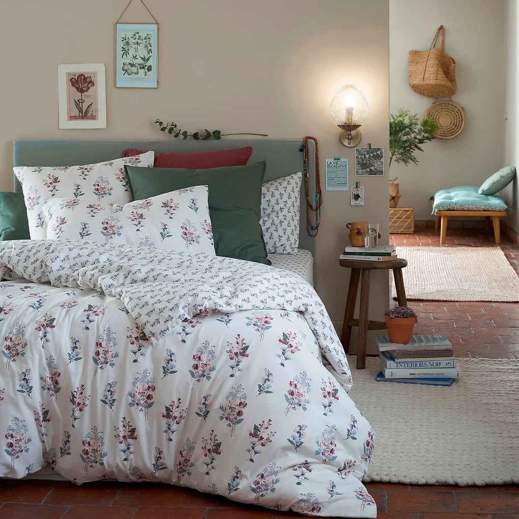 Wandlamp in messing en geribbeld glas, Ari