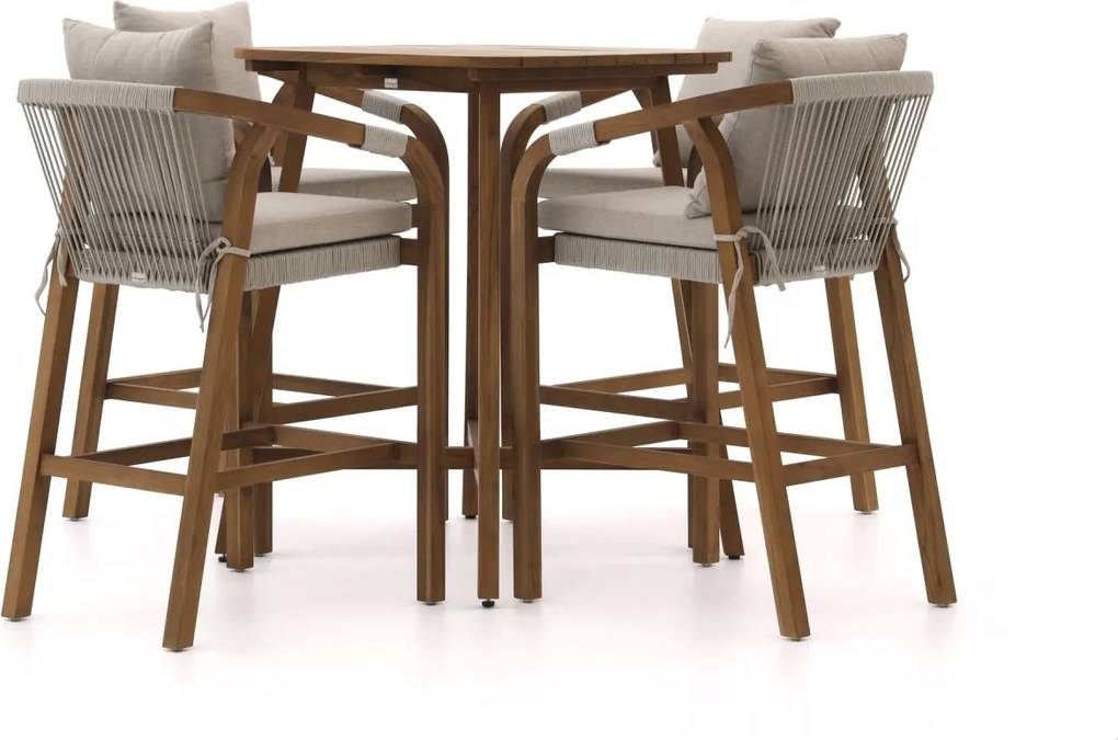Barset Bellagio  | 4 personen | Tuinset teakhout | 5-delig | Kees Smit Tuinmeubelen