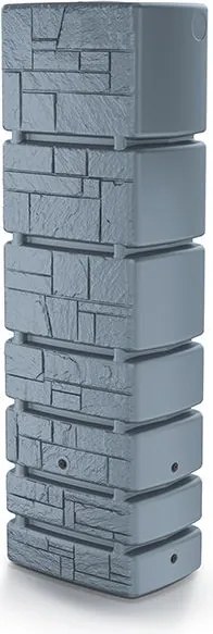 Waterform aqua tower stone grijs - Regentonnen - 38,4x57,5x180cm - 350 liter