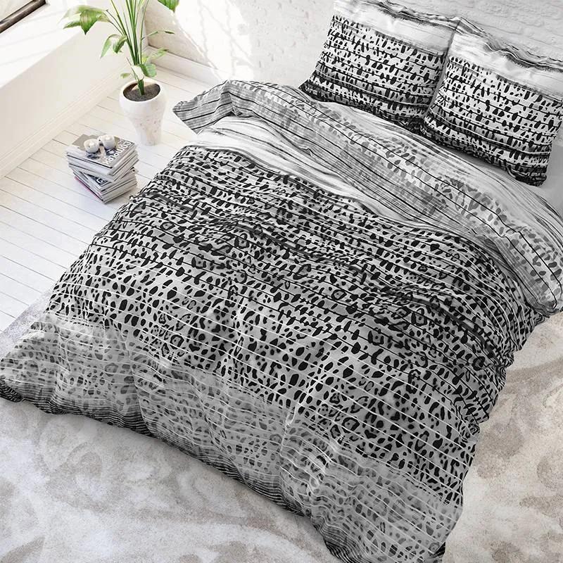 Sleeptime Elegance Panther Style - Grijs 1-persoons (140 x 220 cm + 1 kussensloop) Dekbedovertrek