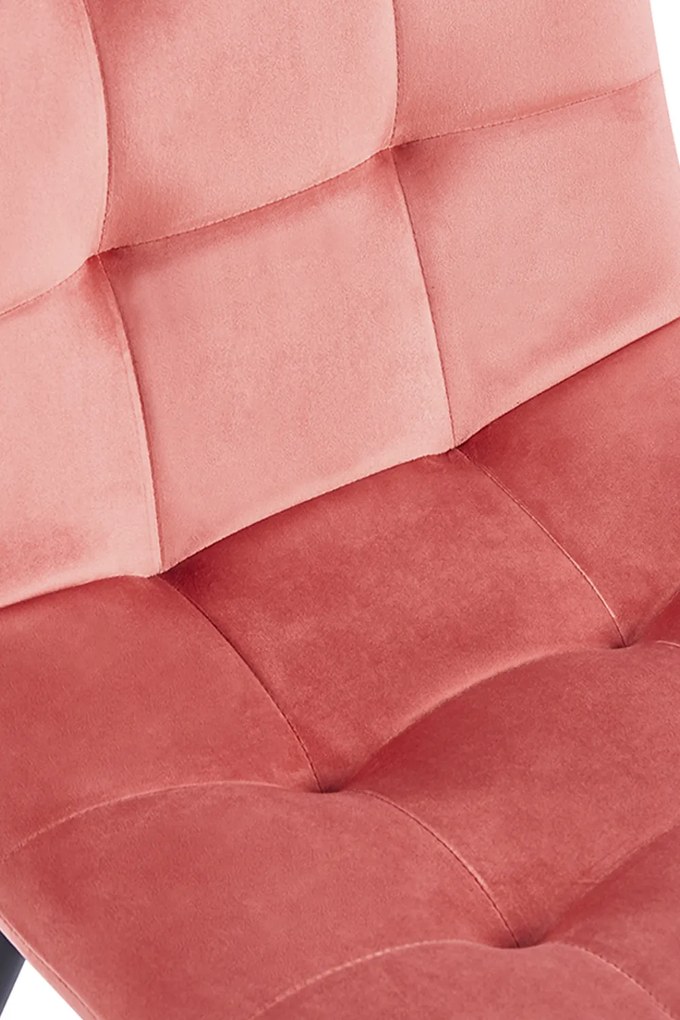 Set 4 Stuhl Fluwelen Stoelen