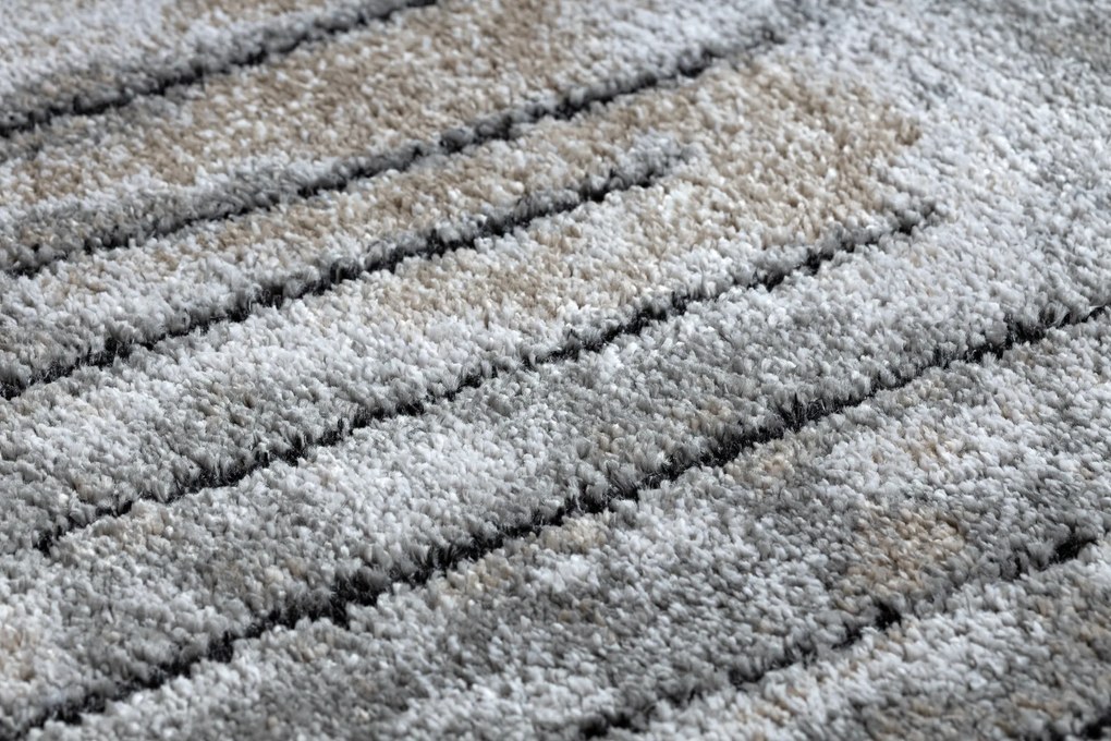 Tapijt modern COZY 8876 Rio - Structureel,  twee poolhoogte , bruin