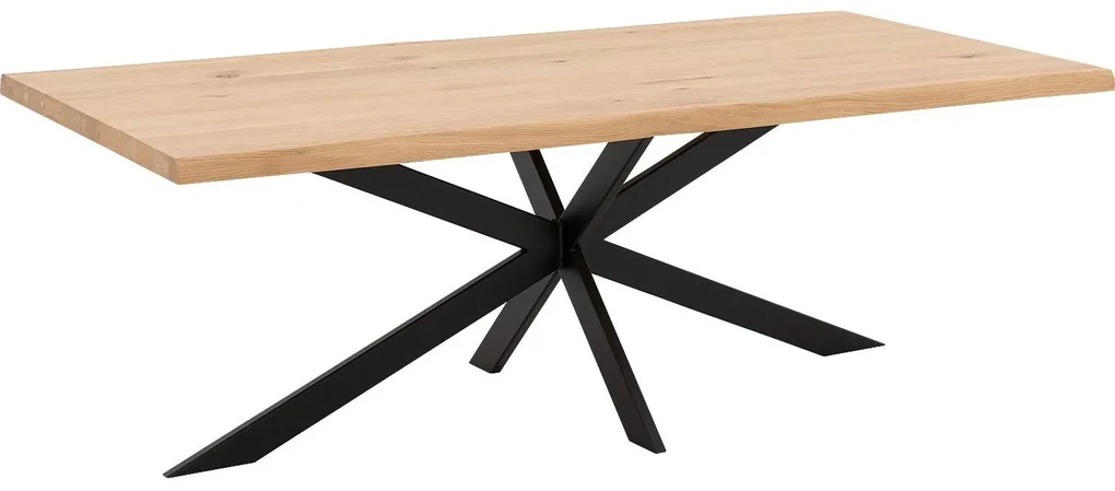 Goossens Eettafel Blade, Boomstamblad 200 x 100 cm 5 cm dik