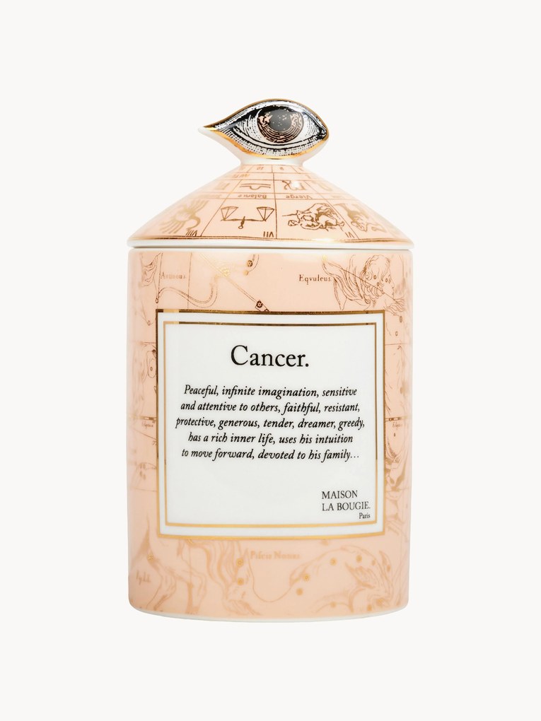 Handgemaakte geurkaars Cancer (bergamot & vetiver)