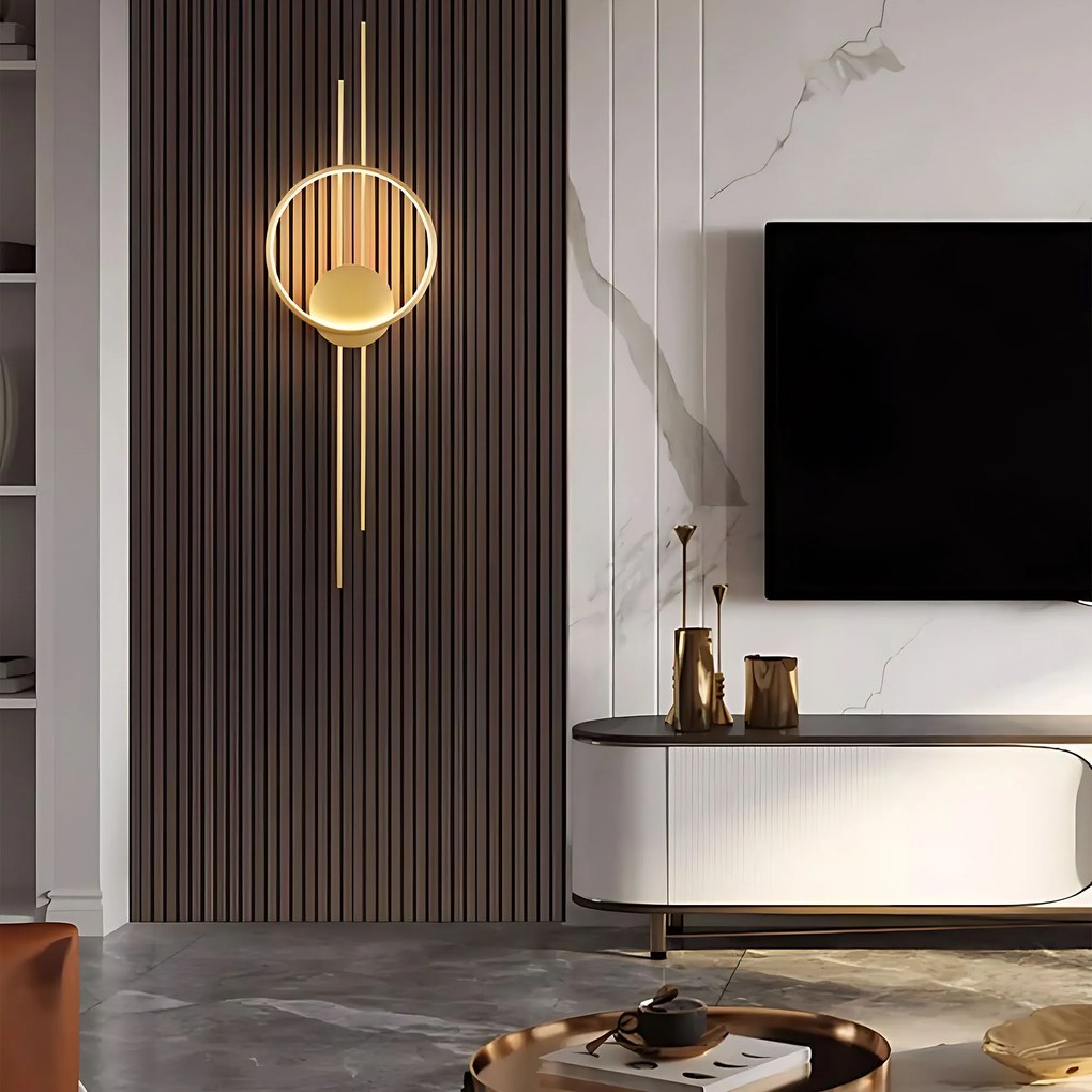 WANDLAMP LED APP1781-W BRUSH GOLD