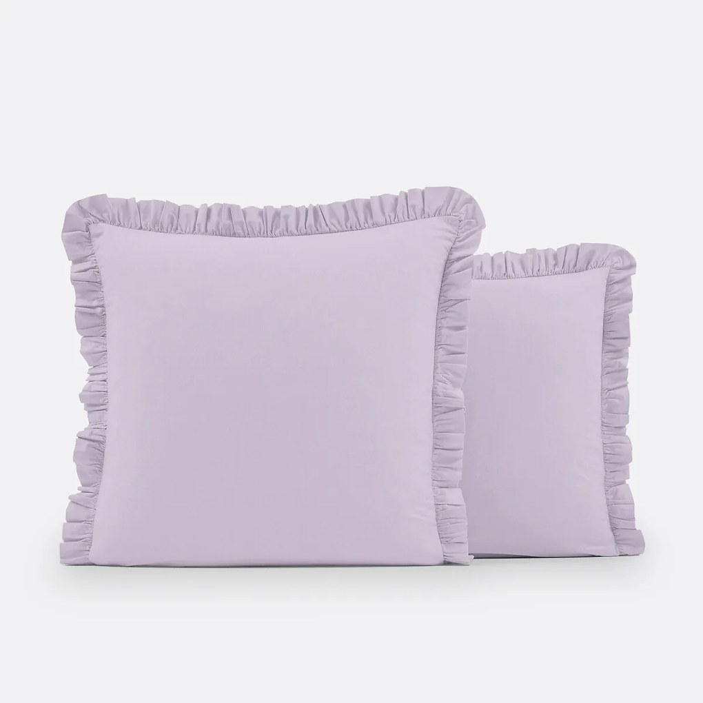 Kussensloop met volant in gewassen katoen, Scenario