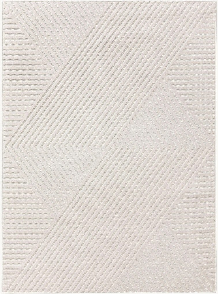 In- & outdoor vloerkleed Mars met hoog-laag textuur