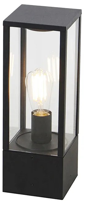 Smart staande buitenlamp zwart 40 cm IP44 incl. Wifi ST64 - Charlois