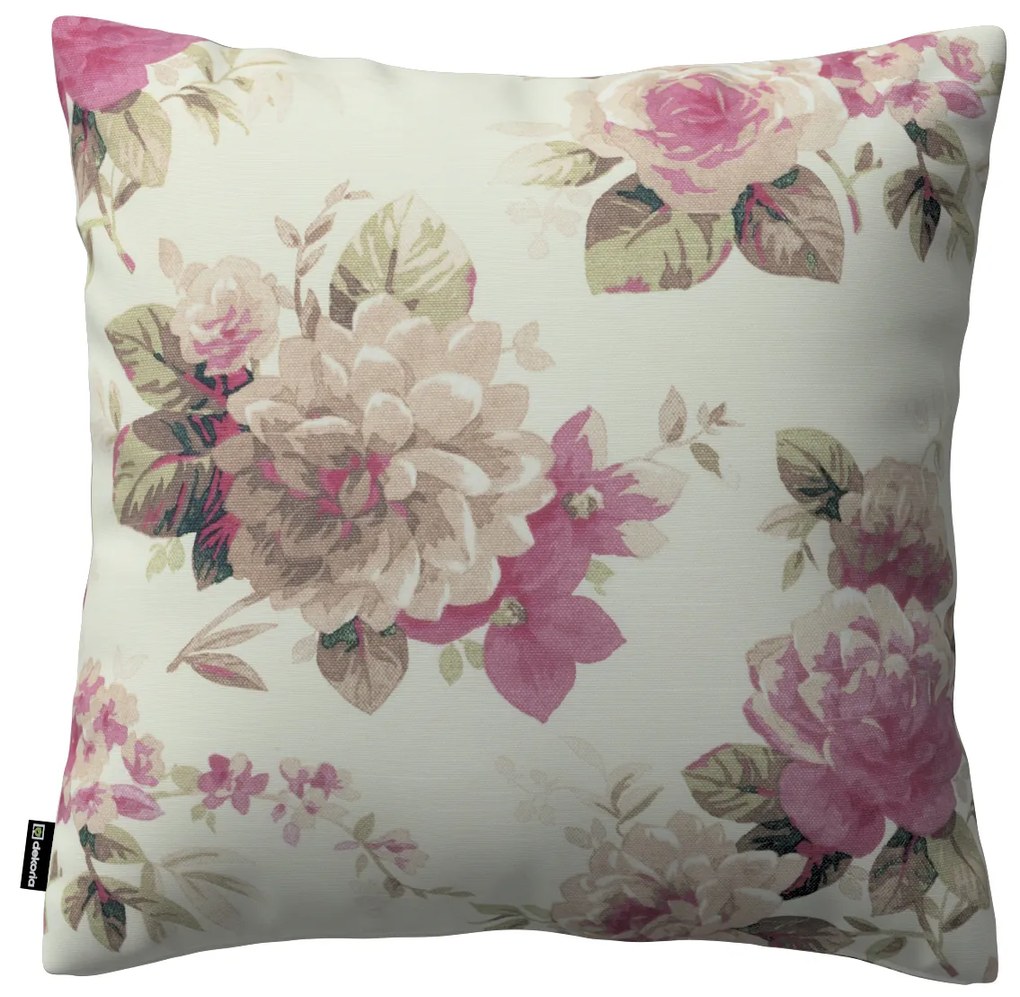 Dekoria Kussenhoes Mia, beige-roze 43 x 43 cm