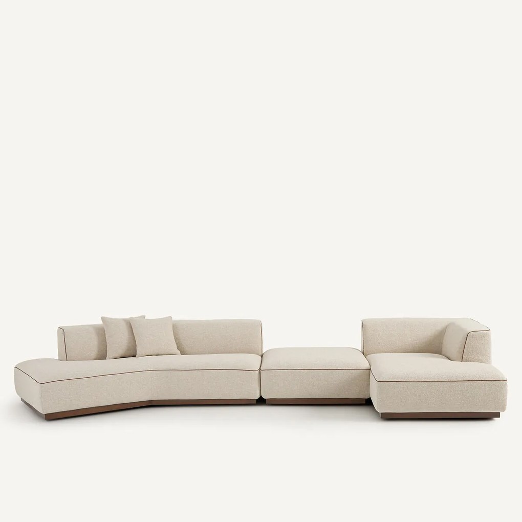 Open hoekbank XL bouclette, JACOPO