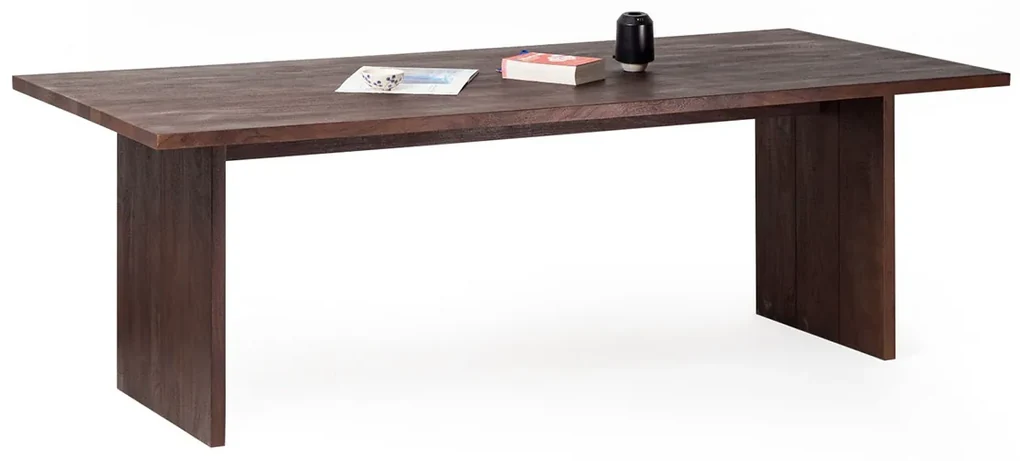 Japandi Eettafel Walnoot 230x100 Cm - 230 X 100cm.