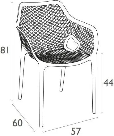 Siesta  Tuinstoel - Air XL - Avocado Groen - Siesta