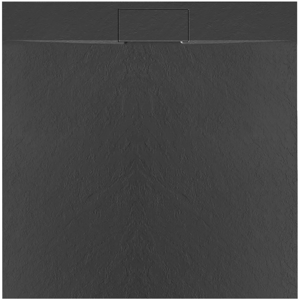 Douchebak Rea Bazalt Black 90x90