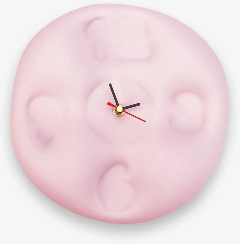 Teun Zwets - Bubble Clock Roze