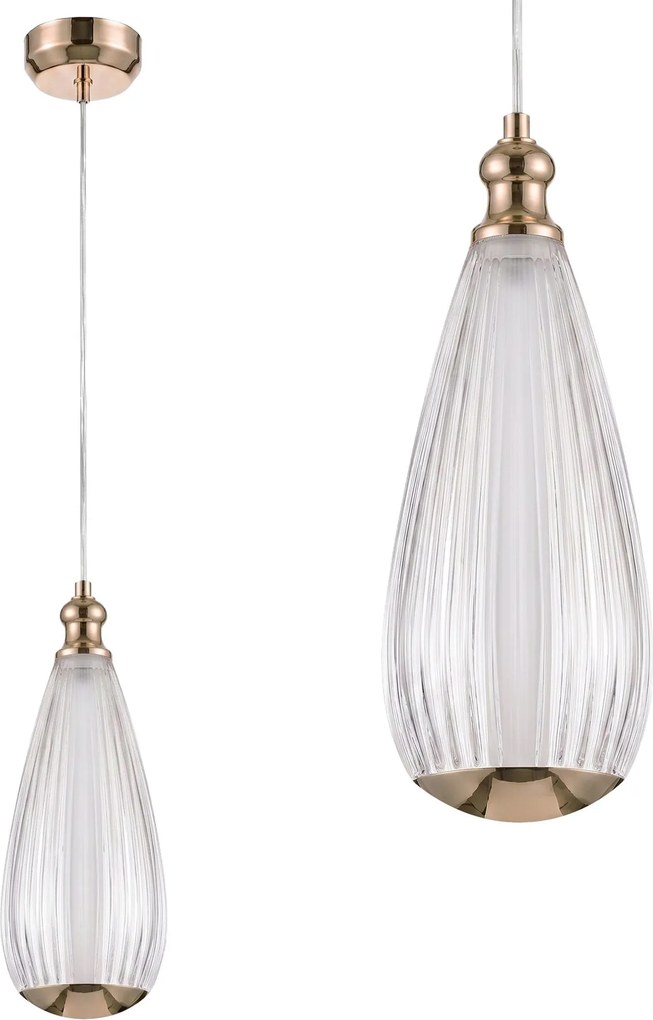 Hangende plafond lamp LHJ120-CP light rose gold