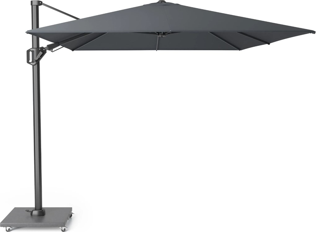 Platinum Challenger zweefparasol 3.5x2.6 m T2 (excl. voet) antraciet
